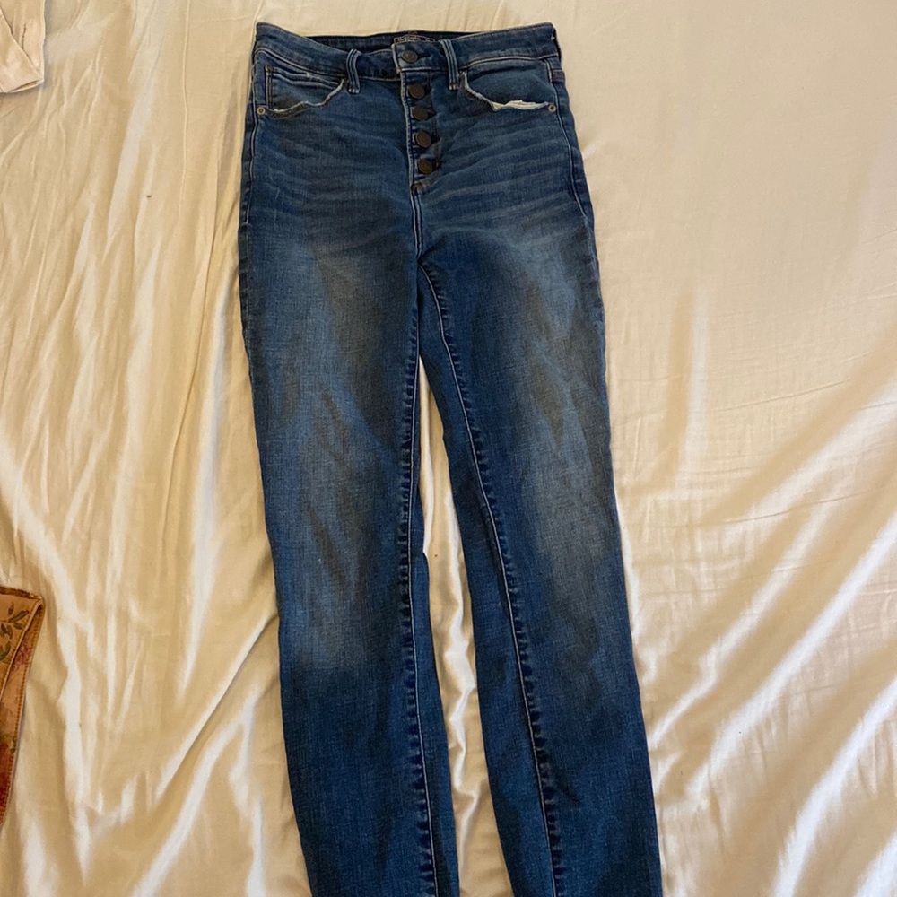 Abercrombie & Fitch Simone High Rise Ankle Jeans